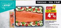 Biedronka Łosoś Coho rodzinna porcja Marinero oferta