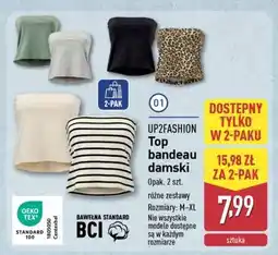 ALDI UP2FASHION Top bandeau damski oferta