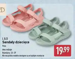 ALDI L & D Sandały dziecięce oferta