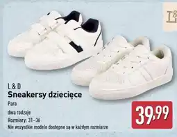 ALDI Sneakersy dziecięce oferta