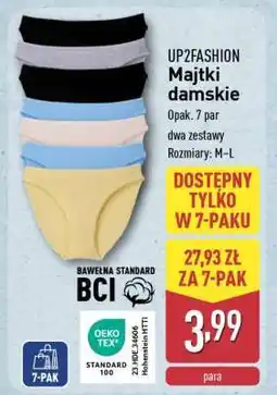 ALDI UP2FASHION Majtki damskie oferta