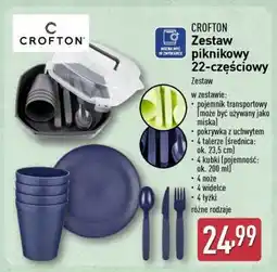 ALDI CROFTON Zestaw piknikowy 22-częściowy oferta