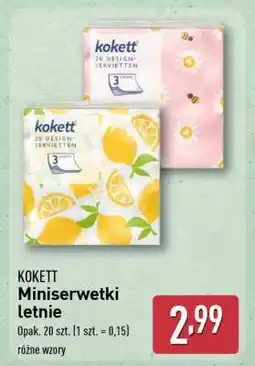 ALDI Kokett Miniserwetki letnie oferta