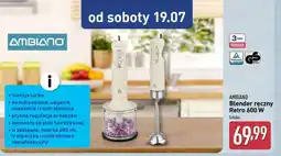 ALDI AMBIANO Blender ręczny Retro 600 W oferta