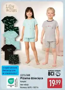 ALDI LILY & DAN Piżama dziecięca oferta