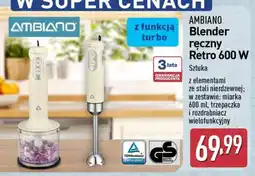 ALDI AMBIANO Blender ręczny Retro 600 W oferta