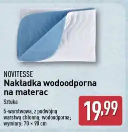 ALDI NOVITESSE Nakładka wodoodporna na materac oferta