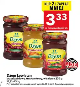 Lewiatan Dżem Lewiatan wiśniowy 270g oferta