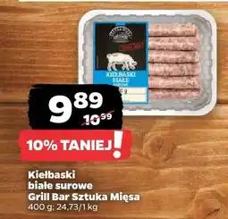 Netto Kiełbaski białe surowe Grill Bar Sztuka Mięsa oferta
