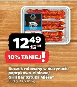 Netto Boczek rolowany w marynacie paprykowej-ziołowej Grill Bar Sztuka Mięsa oferta