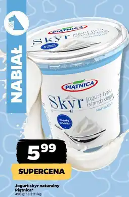 Netto Jogurt skyr naturalny Piątnica oferta