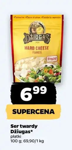 Netto Ser twardy Dziugas płatki oferta