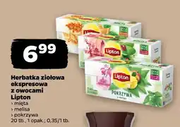 Netto Herbata ziołowa ekspresowa z owocami Lipton oferta