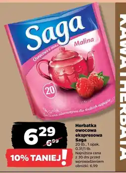 Netto Herbata owocowa ekspresowa Saga oferta