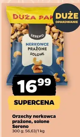 Netto Orzechy nerkowca prażone, solone Sereno oferta
