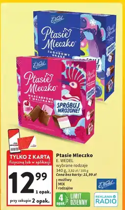 Intermarche Czekolada Ptasie Mleczko E.Wedel oferta