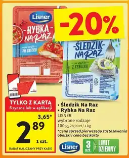 Intermarche Ryba Na Raz / śledź Na Raz Lisner oferta