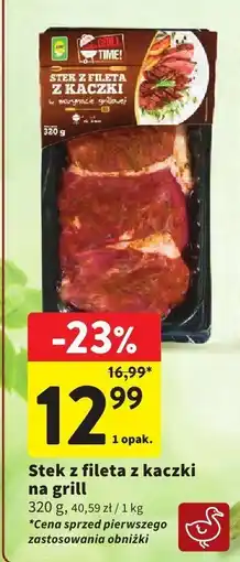 Intermarche Stek z fileta z kaczki na grill Intermarche oferta