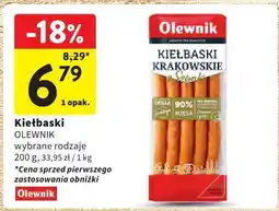 Intermarche Kiełbaski krakowskie Olewnik oferta