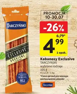 Intermarche Kabanosy Exclusive Tarczyński oferta