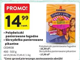 Intermarche Polędwiczki panierowane łagodne CEDROB oferta