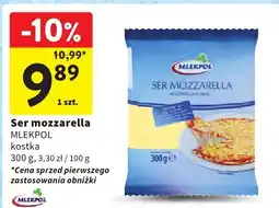 Intermarche Ser mozzarella MLEKPOL oferta