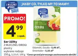 Intermarche Ser żółty Z MLECZNEJ DROGI oferta