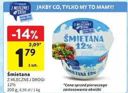 Intermarche Śmietana 12% Z MLECZNEJ DROGI oferta