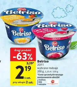 Intermarche Jogurt Belriso ZOTT oferta
