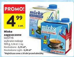 Intermarche Mleko zagęszczone GOSTYŃ oferta
