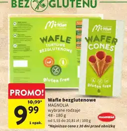 Intermarche Wafle bezglutenowe MAGNOLIA wybrane rodzaje oferta