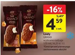 Intermarche Lody GRAND wybrane rodzaje oferta