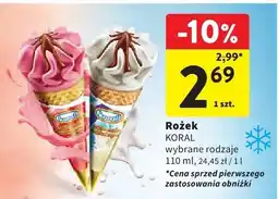 Intermarche Rożek KORAL wybrane rodzaje oferta