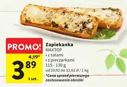 Intermarche Zapiekanka MAXTOP z salami, z pieczarkami oferta