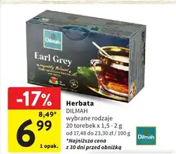 Intermarche Herbata Dilmah Earl Grey oferta