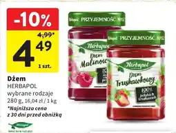 Intermarche Dżem Herbapol różne rodzaje oferta