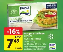 Intermarche Burgery roślinne Frosta oferta
