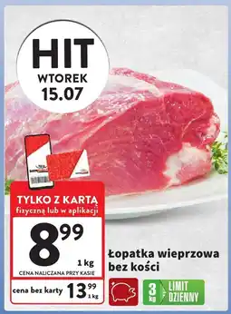 Intermarche Łopatka wieprzowa bez kości Intermarche oferta