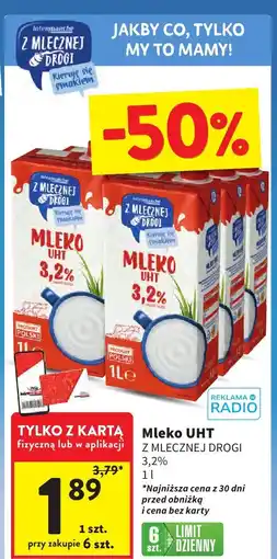 Intermarche Mleko UHT 3,2% Z Mlecznej Drogi oferta