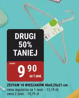 bi1 ZESTAW 10 WIESZAKÓW 40x0,25x21 cm oferta