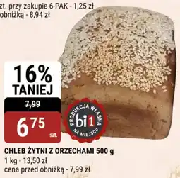 bi1 CHLEB ŻYTNI Z ORZECHAMI oferta