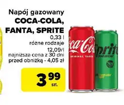 Carrefour Napój Sprite oferta