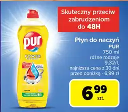 Carrefour Płyn do naczyń lemon Pur Power Duo oferta