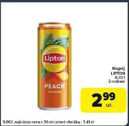 Globi Napój peach Lipton Ice Tea oferta