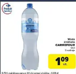 Globi Woda niegazowana Carrefour oferta