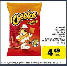 Globi Natchosy flamin' hot Doritos oferta