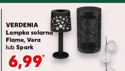 Kaufland VERDENIA Lampka solarna Flame, Vera lub Spark oferta
