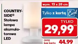 Kaufland COUNTRYSIDE Stołowa lampa akumulatorowa LED oferta