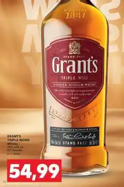 Kaufland GRANT’S TRIPLE WOOD oferta