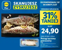 Lidl Pstrąg tęczowy Targ rybny Lidla oferta